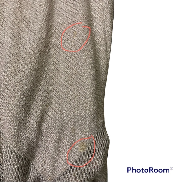 DAMIANOU Vintage Silver mesh detail metallic dress and cardigan set - Picture 15 of 15